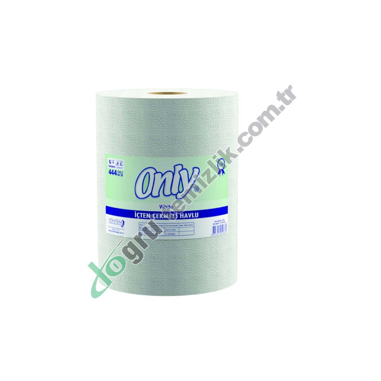 Only 4.5 kg White İçten Çekmeli Havlu Çift Katlı