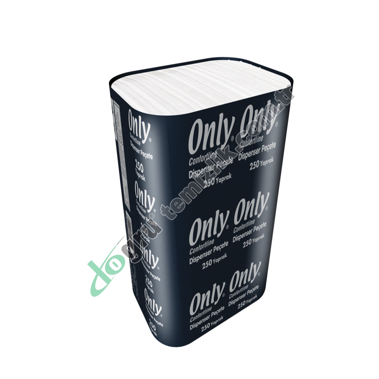 Only 250'li Dispenser Peçete 3 Katlama %100 Selüloz