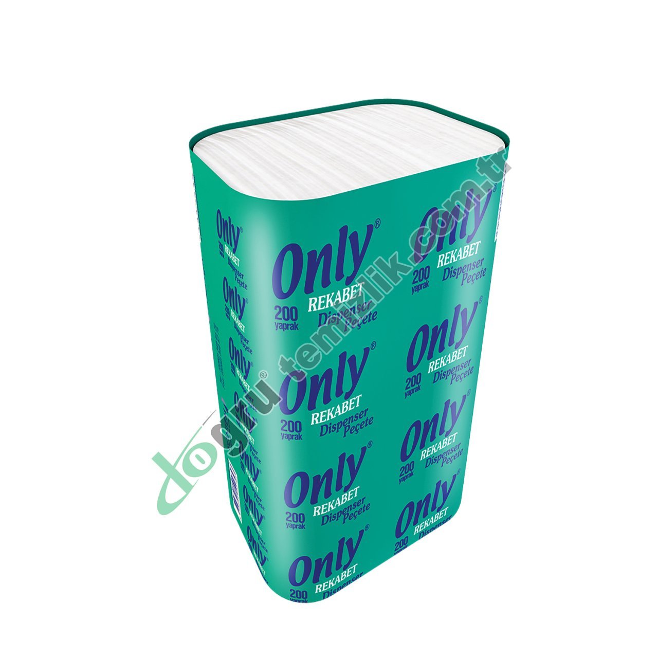 Only 200'lü Rekabet Dispenser Peçete 2 Katlama %100 Selüloz