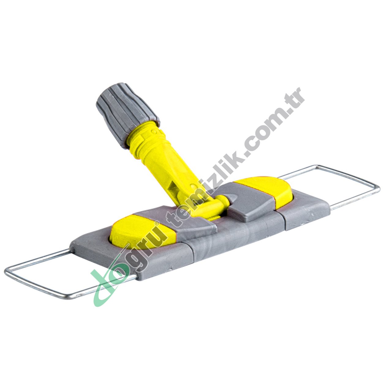 Üçtem CD185 40CM Nemli Mop Aparatı Çift Düğmeli Telli SARI