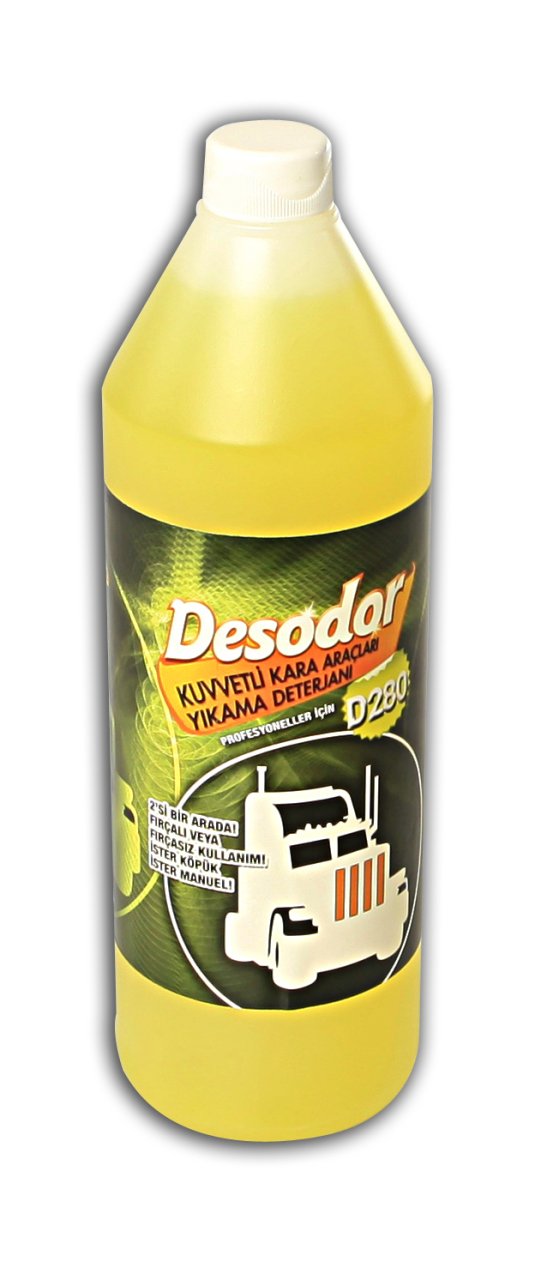DESODOR® D280 KUVVETLİ KARA ARAÇLARI YIKAMA DETERJANI 1L