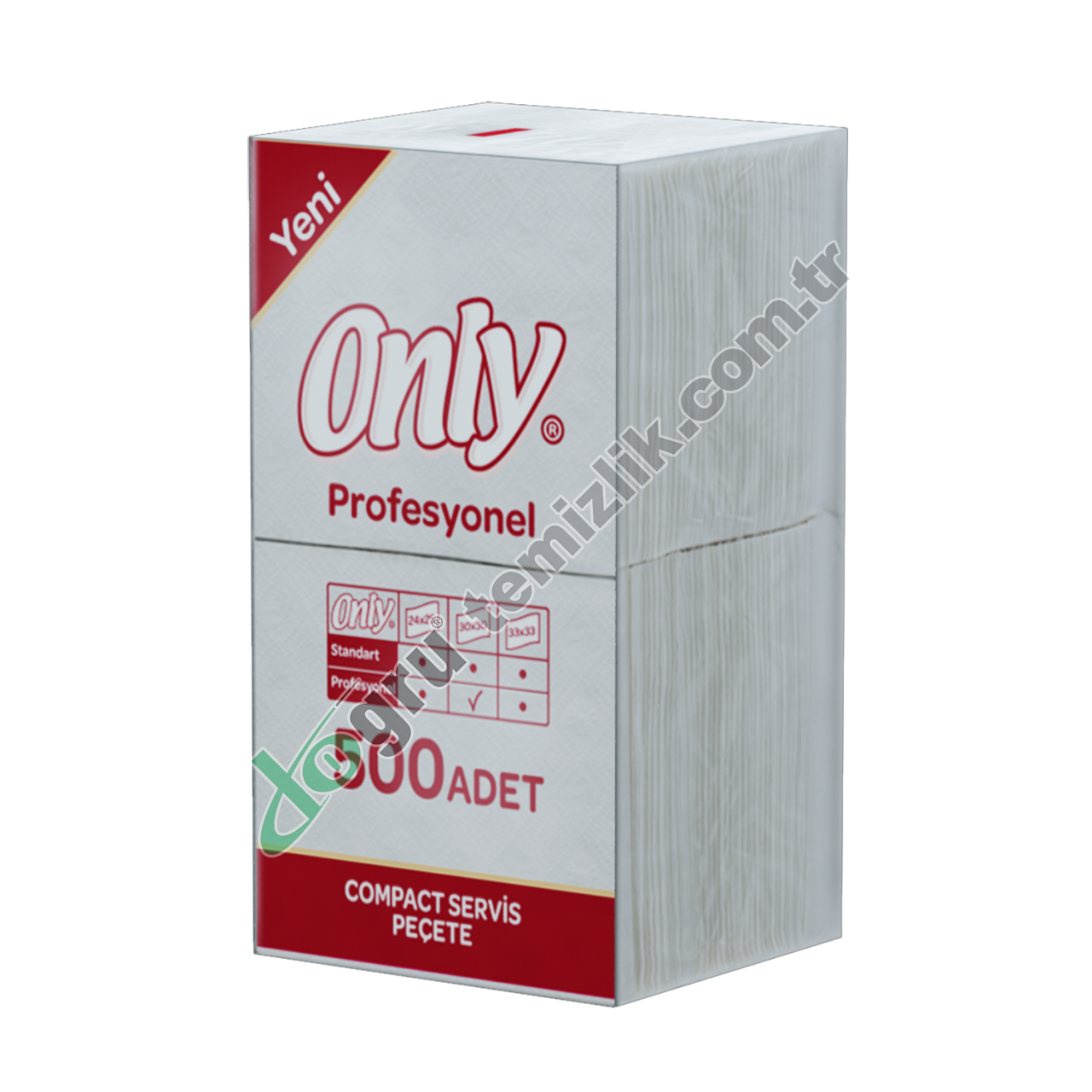 Only 500'lü 30x30 Compact Servis Peçete %100 Selüloz