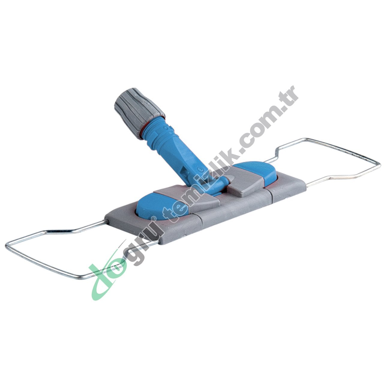 Üçtem CD186 50CM Nemli Mop Aparatı Çift Düğmeli Telli MAVİ