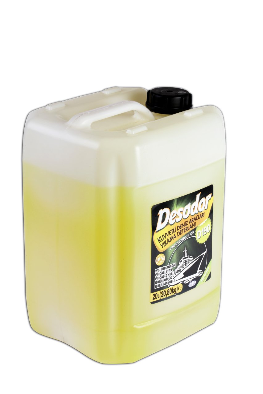 DESODOR® D190 KUVVETLİ DENİZ ARAÇLARI YIKAMA DETERJANI 20L