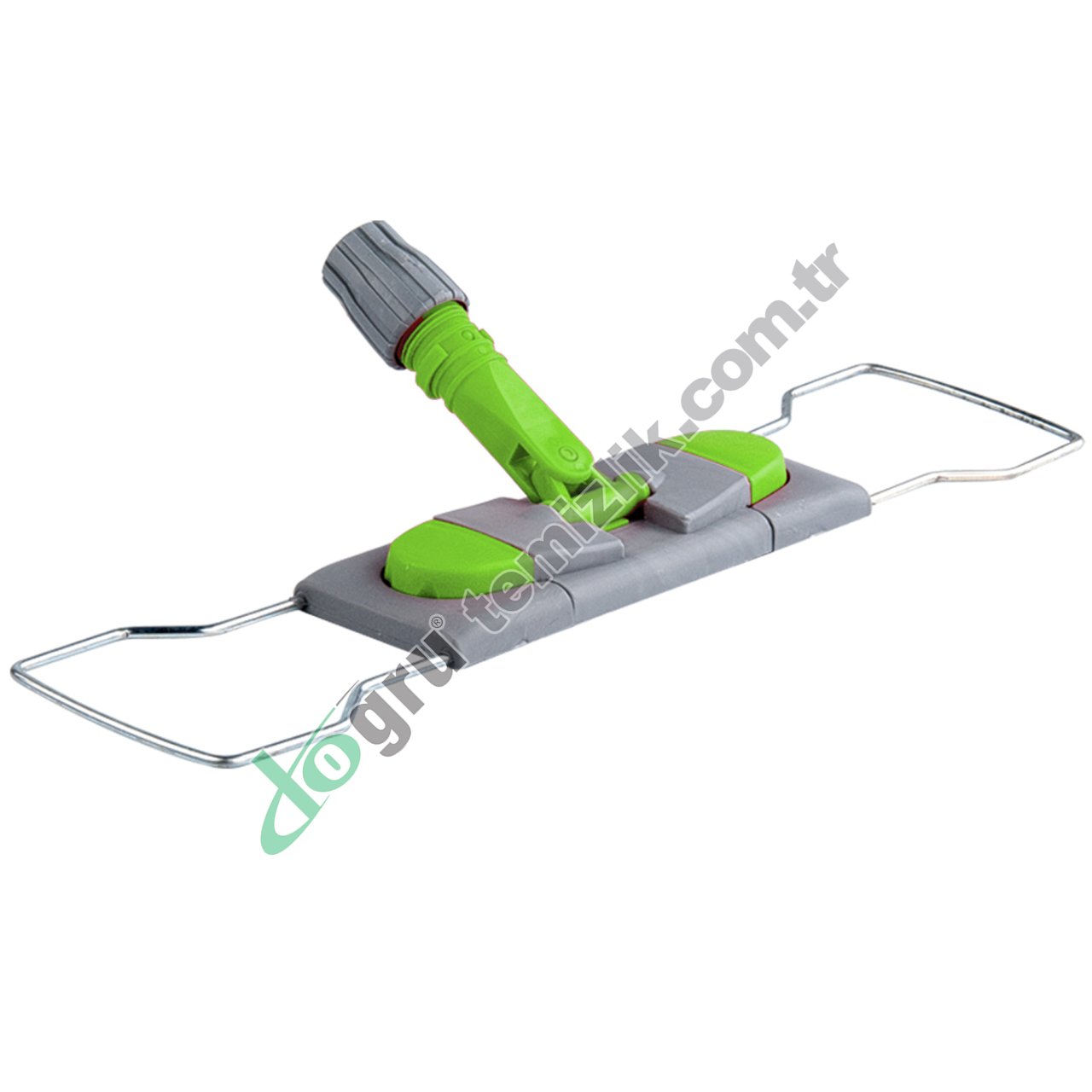 Üçtem CD186 50CM Nemli Mop Aparatı Çift Düğmeli Telli YEŞİL