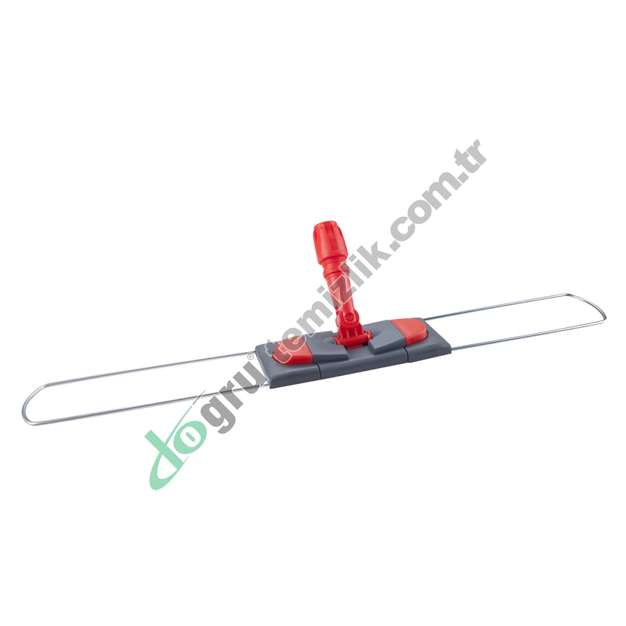 Üçtem CD187 60CM Nemli Mop Aparatı Çift Düğmeli Telli KIRMIZI