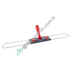 Üçtem CD187 60CM Nemli Mop Aparatı Çift Düğmeli Telli KIRMIZI