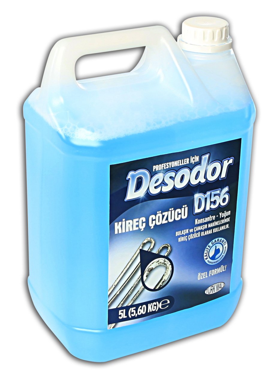 DESODOR® D156 KİREÇ ÇÖZÜCÜ BULAŞIK VE ÇAMAŞIR MAKİNELERİ İÇİN 5L