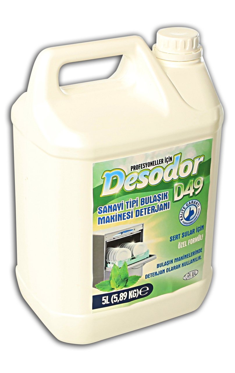 DESODOR® D49 SANAYİ TİPİ BULAŞIK MAKİNESİ DETERJANI 5L