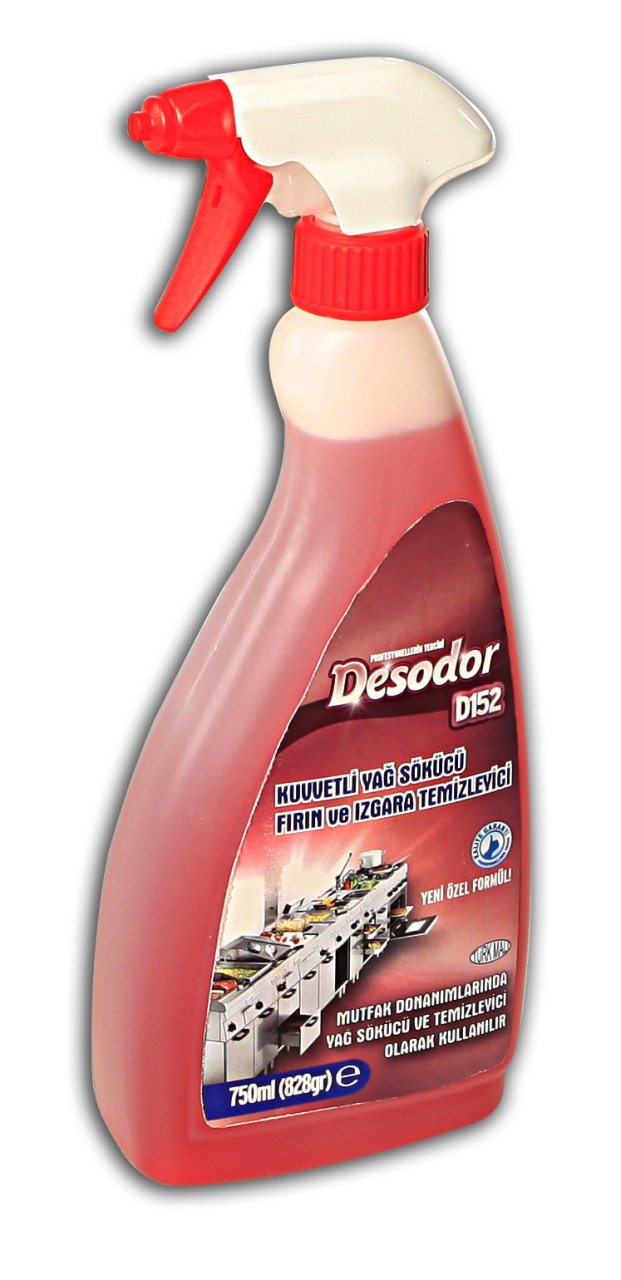 DESODOR D152 KUVVETLİ YAĞ SÖKÜCÜ FIRIN VE IZGARA TEMİZLEYİCİ 750ML