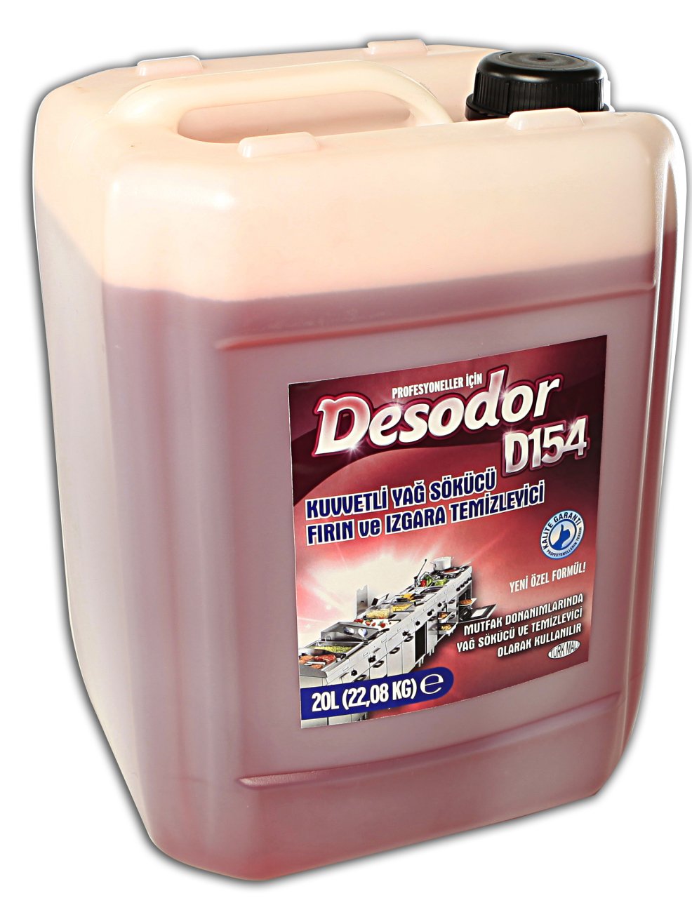 DESODOR D154 KUVVETLİ YAĞ SÖKÜCÜ FIRIN VE IZGARA TEMİZLEYİCİ 20L