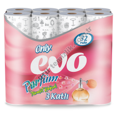 Only 32'li  Evo Parfüm Tuvalet Kağıdı 3 Katlı %100 Selüloz