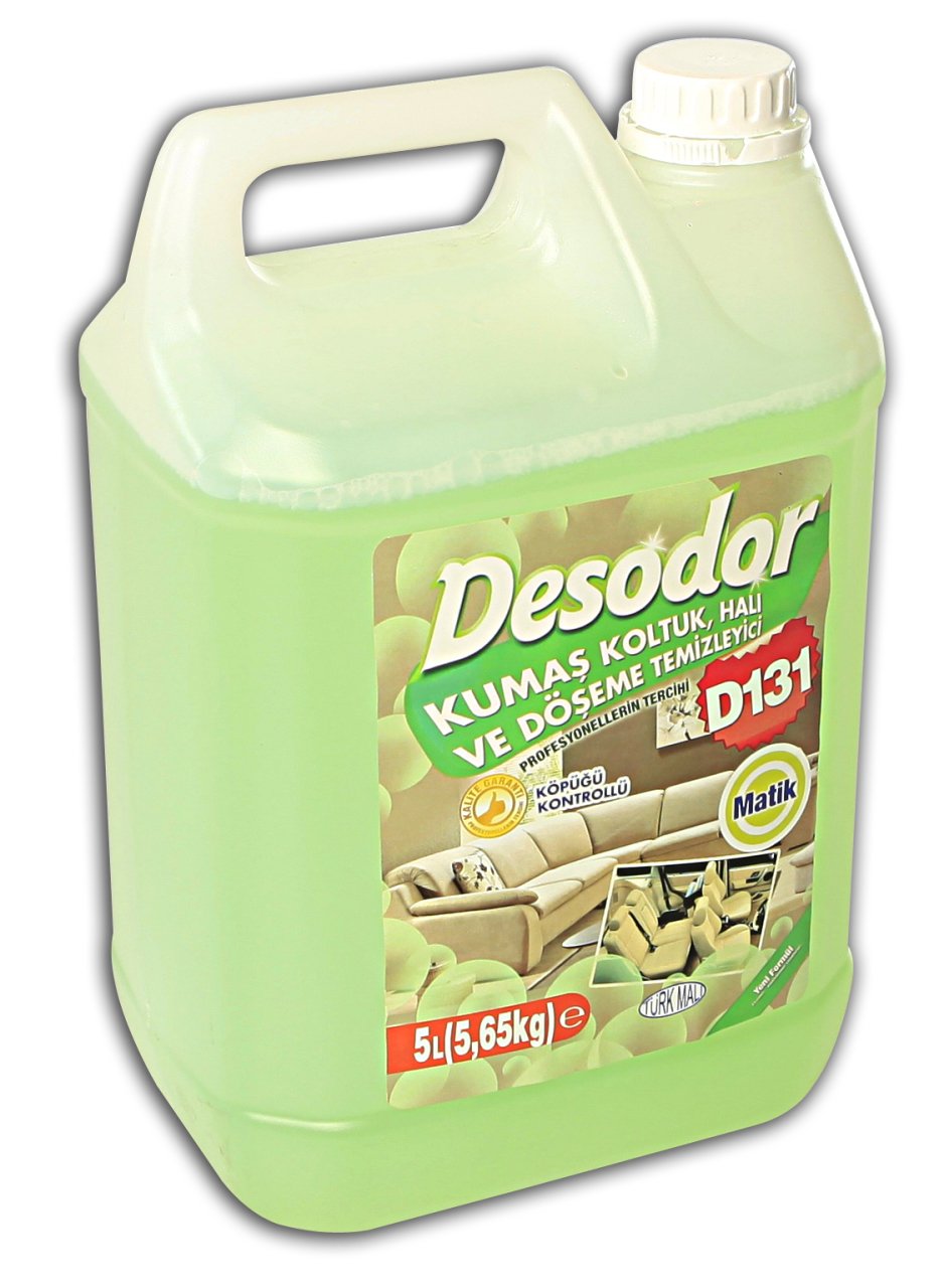DESODOR D131 KUMAŞ KOLTUK, HALI VE DÖŞEME TEMİZLEYİCİ ''MATİK'' 5L