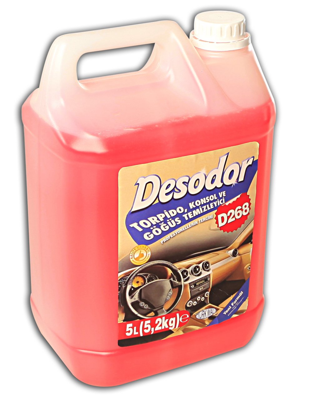 DESODOR D268 TORPİDO, KONSOL TEMİZLEYİCİ 5L