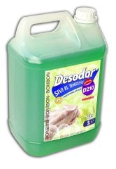 DESODOR D210 EXTRA LÜKS SIVI EL TEMİZLEYİCİ 5L SARI-SU,İBON,REDBON,10TOP,AC-90,YABAN-ÇİLEĞİ,DOĞRU