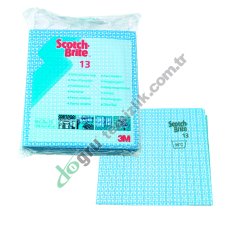 3M SCOTCH BRITE SB 13 GENEL TEMIZLIK BEZI 35x40CM MAVİ