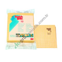 3M SCOTCH BRITE SB 13 GENEL TEMIZLIK BEZI 35x40CM SARI