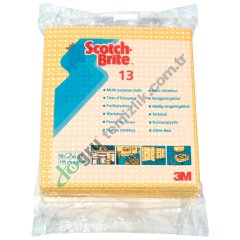 3M SCOTCH BRITE SB 13 GENEL TEMIZLIK BEZI 35x40CM SARI
