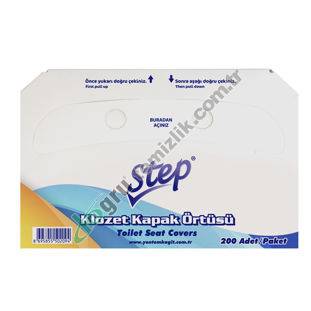 Step 200'lü Klozet Kapak Örtüsü