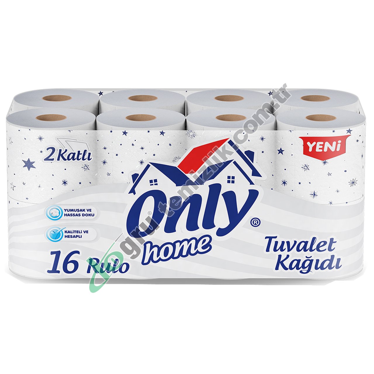 Only 16'lı Home Tuvalet Kağıdı 2 Katlı %100 Selüloz