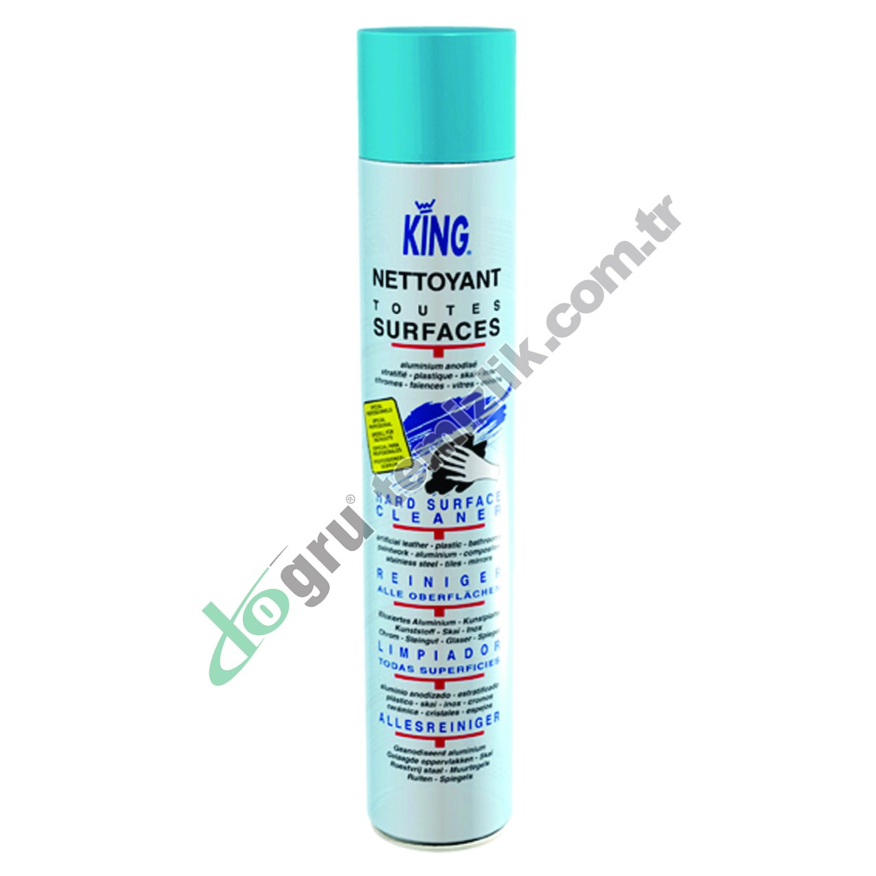 KING A02132 TÜM SERT YÜZEYLER İÇİN TEMİZLEYİCİ 750ML