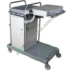 Üçtem KA848DK Dolaplı Krom Kat Arabası