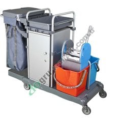 Üçtem KA802SB Brandalı Presli Dolaplı Boyalı Kat Arabası