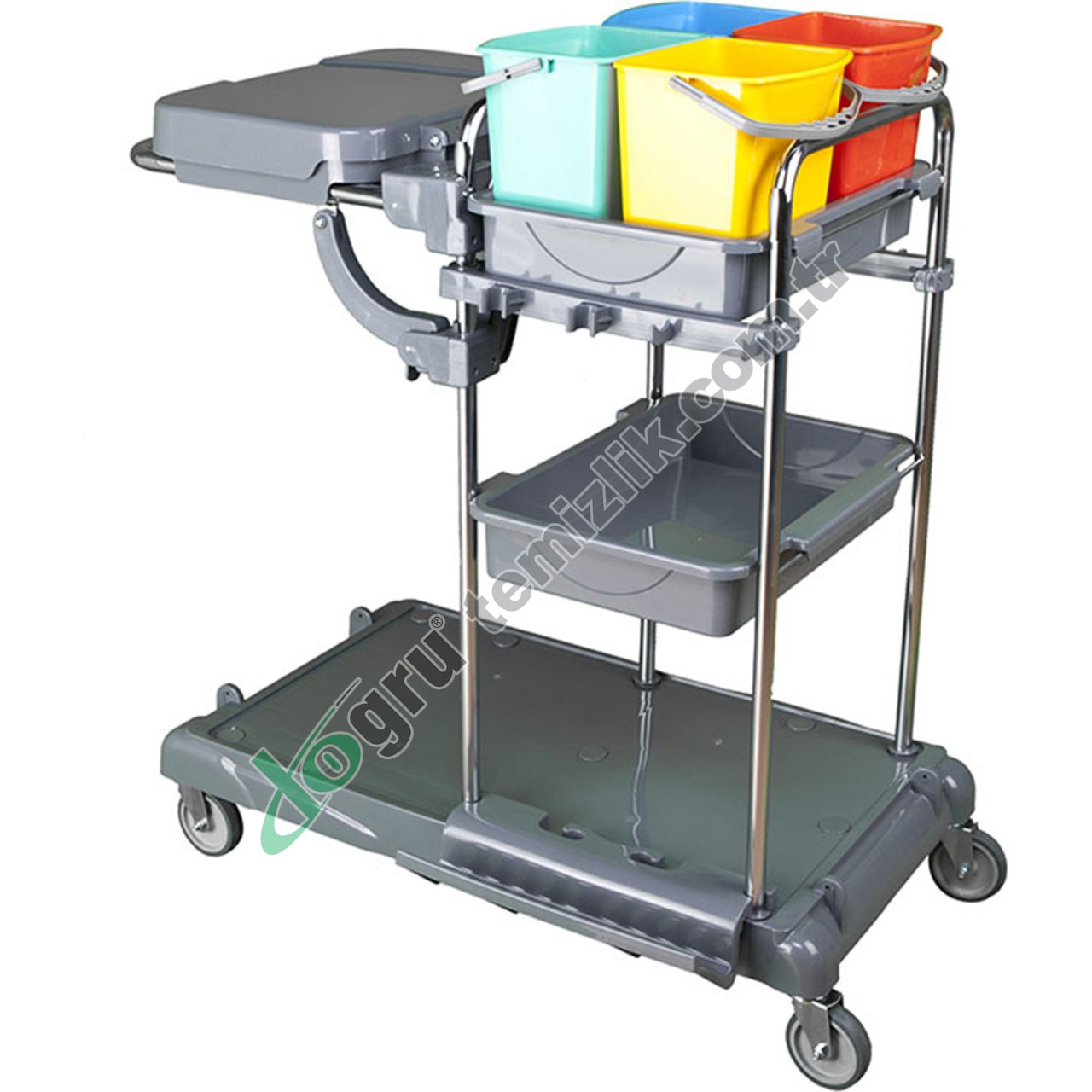 Üçtem KA607JK 4 Kovalı Krom Kat Arabası