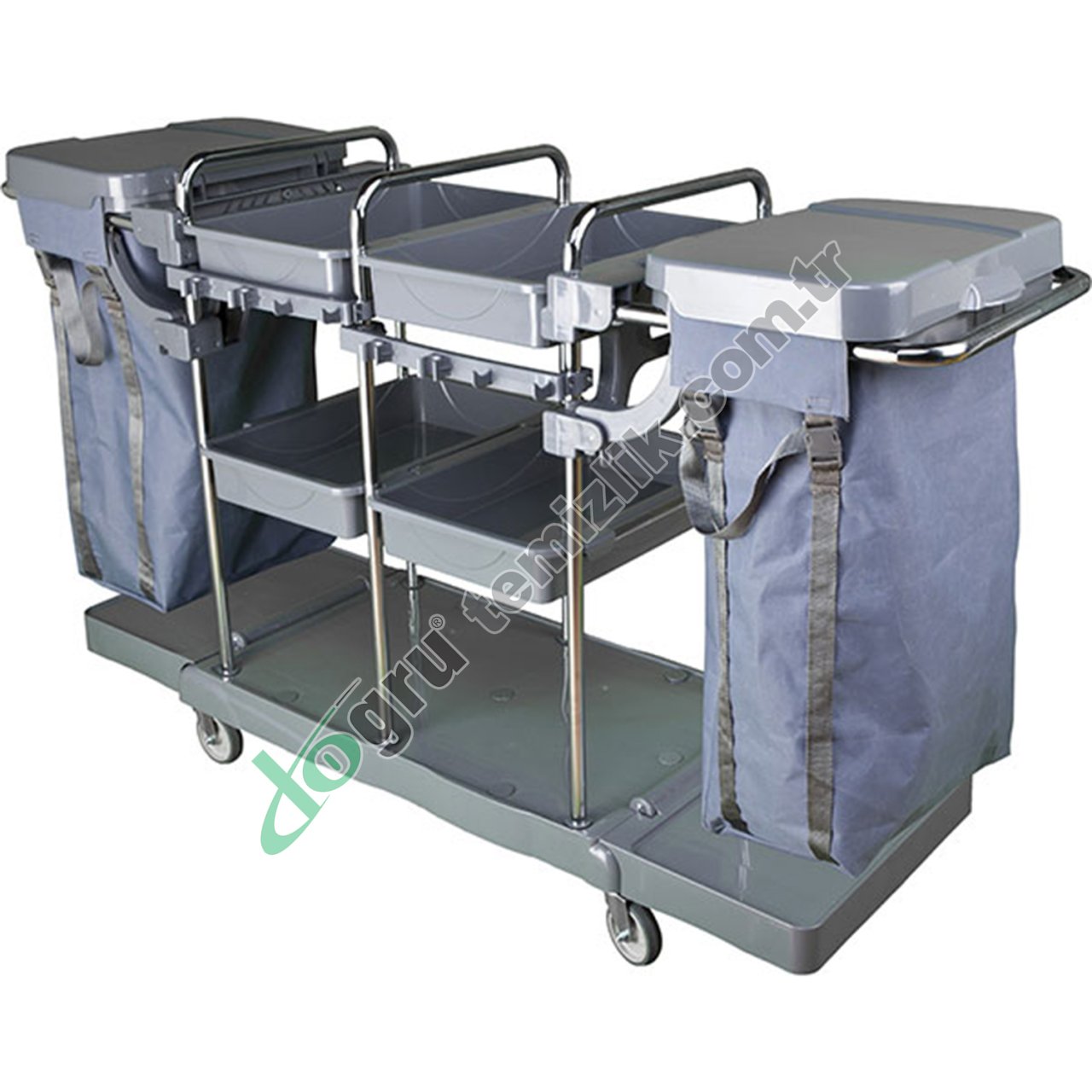 Üçtem KA656JK 2 Brandalı Krom Kat Arabası