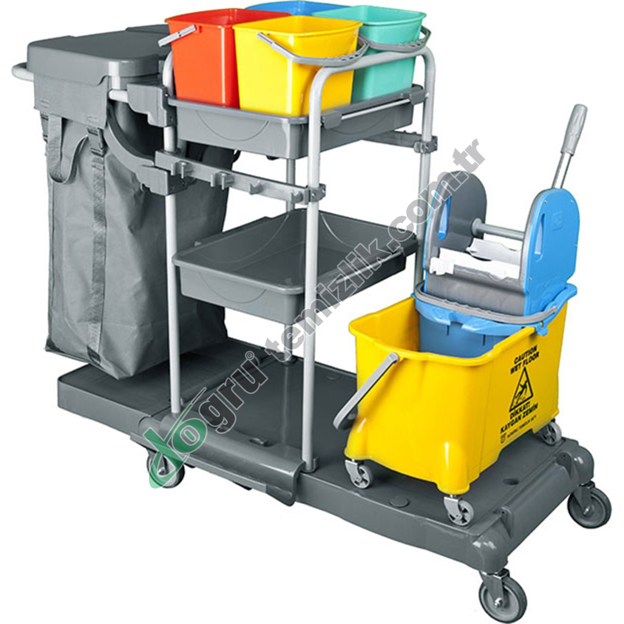 Üçtem KA421FB 4 Kovalı Brandalı Presli Boyalı Kat Arabası