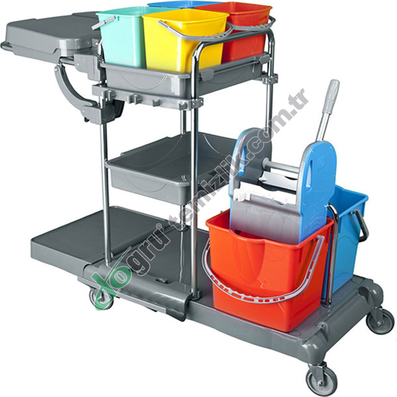 Üçtem KA407FK 4 Kovalı Presli Krom Kat Arabası