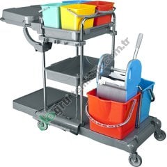 Üçtem KA407FK 4 Kovalı Presli Krom Kat Arabası