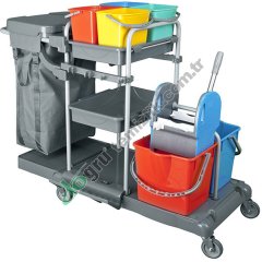 Üçtem KA401FB 4 Kovalı Brandalı Presli Boyalı Kat Arabası