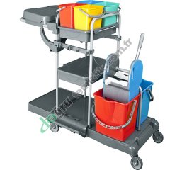 Üçtem KA403FB 4 Kovalı Presli Boyalı Kat Arabası