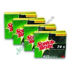 3M SCOTCH BRITE SB 74S GENEL AMACLI BULAŞIK SUNGERI 95X158MM YEŞİL