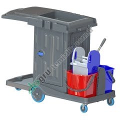 Üçtem HCD954 Presli Dolaplı Kat Arabası