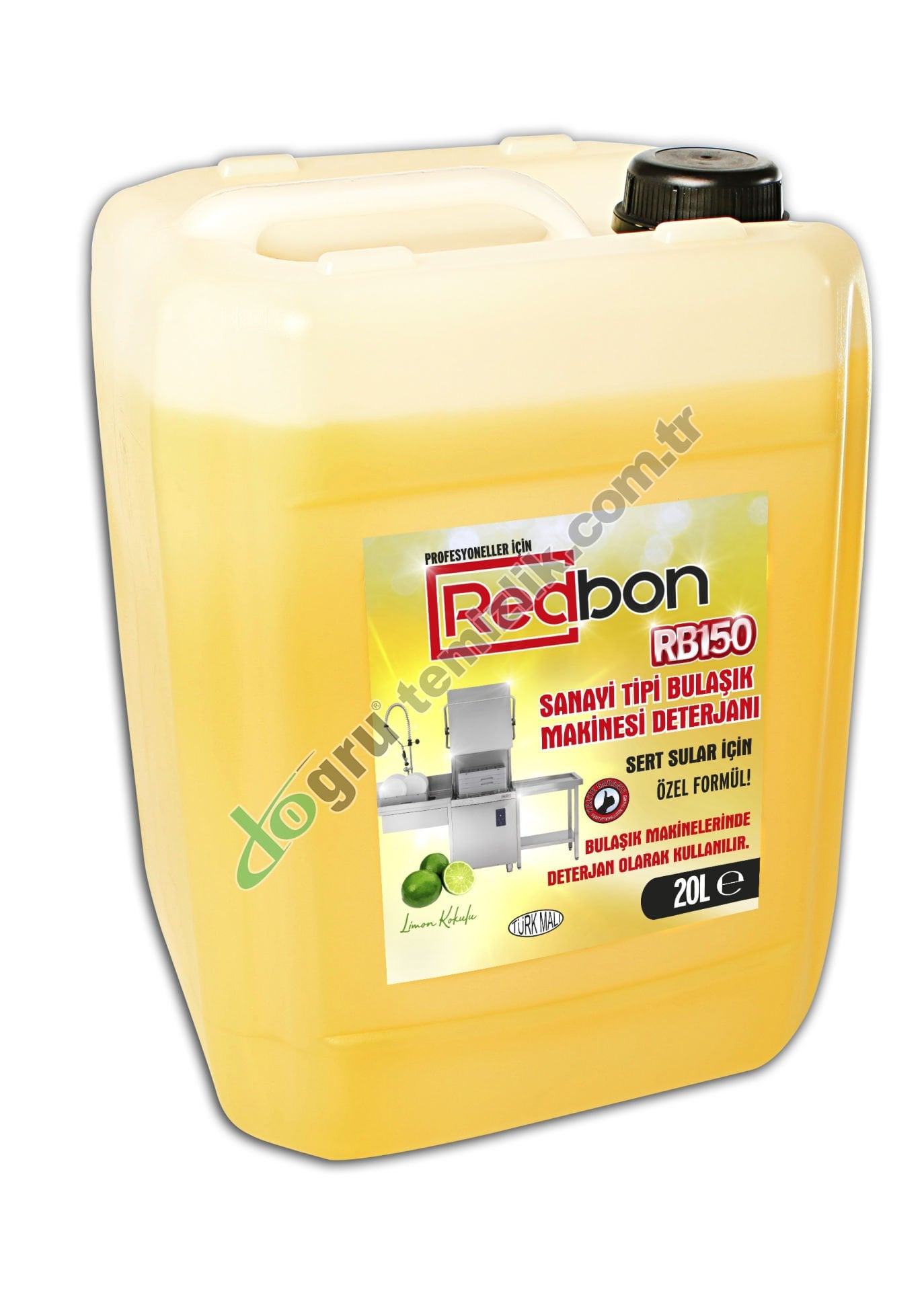 REDBON® RB150 SANAYİ TİPİ BULAŞIK MAKİNESİ DETERJANI 20L
