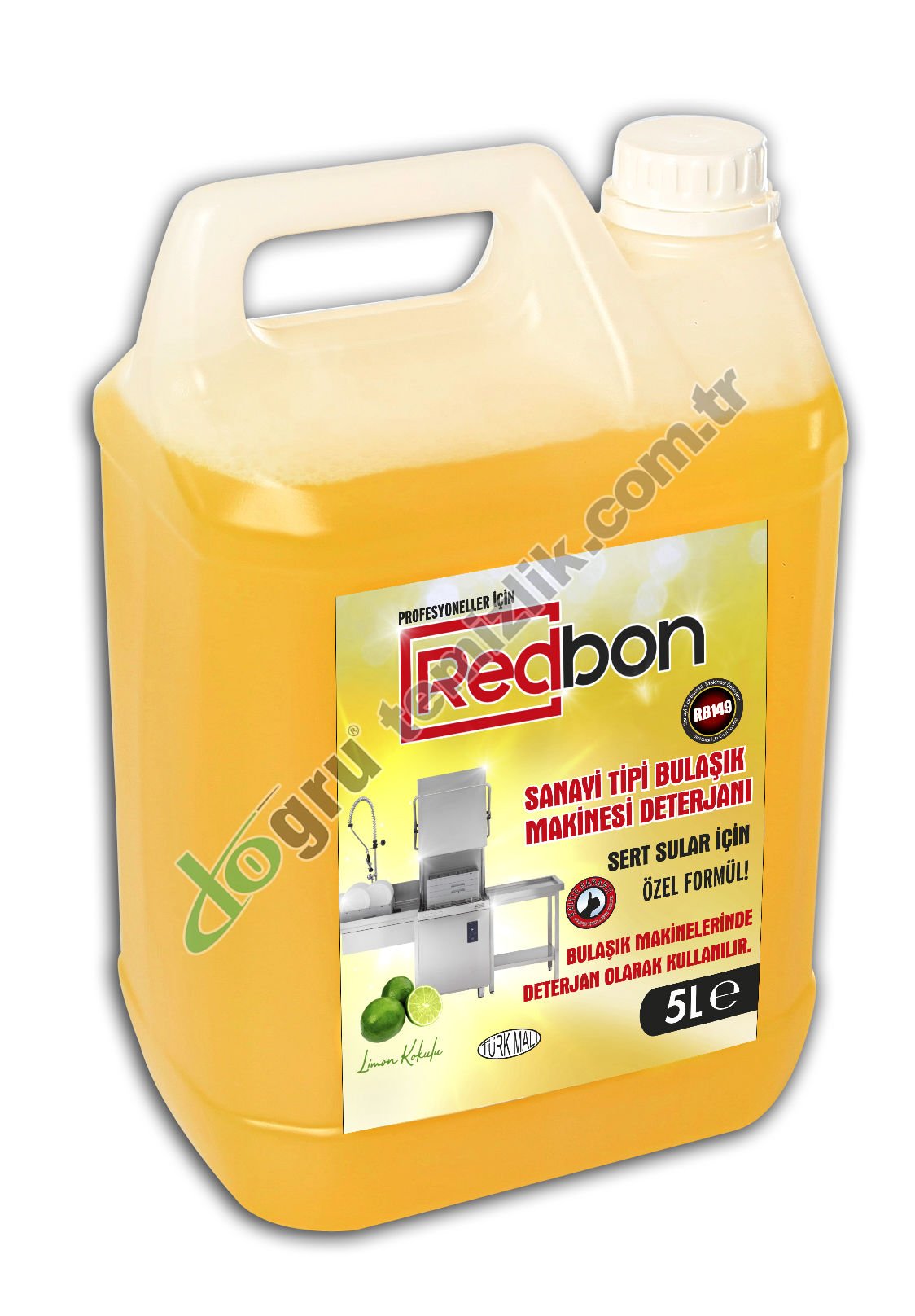 REDBON® RB149 SANAYİ TİPİ BULAŞIK MAKİNESİ DETERJANI 5L