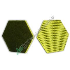 3M SCOTCH-BRITE SB 96HEX, PURPOSE OVMA PEDI YEŞİL/SARI 146X127MM,