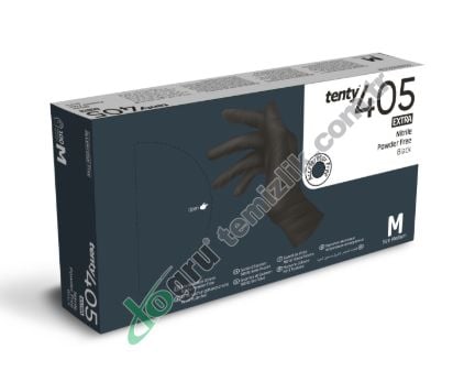 TENTY 405 EXTRA NİTRİL PUDRASIZ MUAYENE ELDİVENİ 100'LÜ