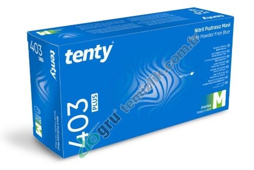 Tenty 403 Extra Nitril Pudrasız Muayene Eldiveni