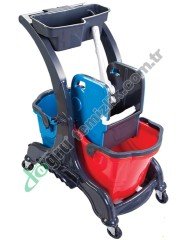 Üçtem HCK715 Çift Kovalı Temizlik Seti 2x25 LT