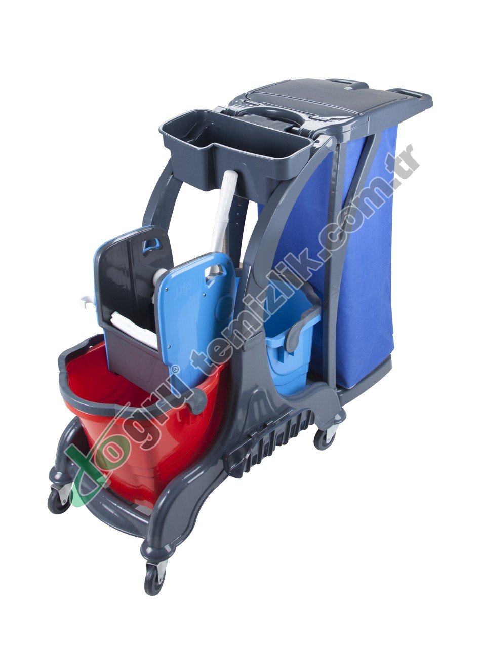 Üçtem HCK716 Çift Kovalı Brandalı Temizlik Kiti 2x25 LT