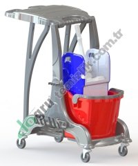 Üçtem HTK719 Tek Kovalı Brandasız Temizlik Kiti 1x25 LT