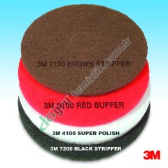 3M SCOTCH BRITE SB KAHVERENGİ YER PEDI (7100 Serisi)