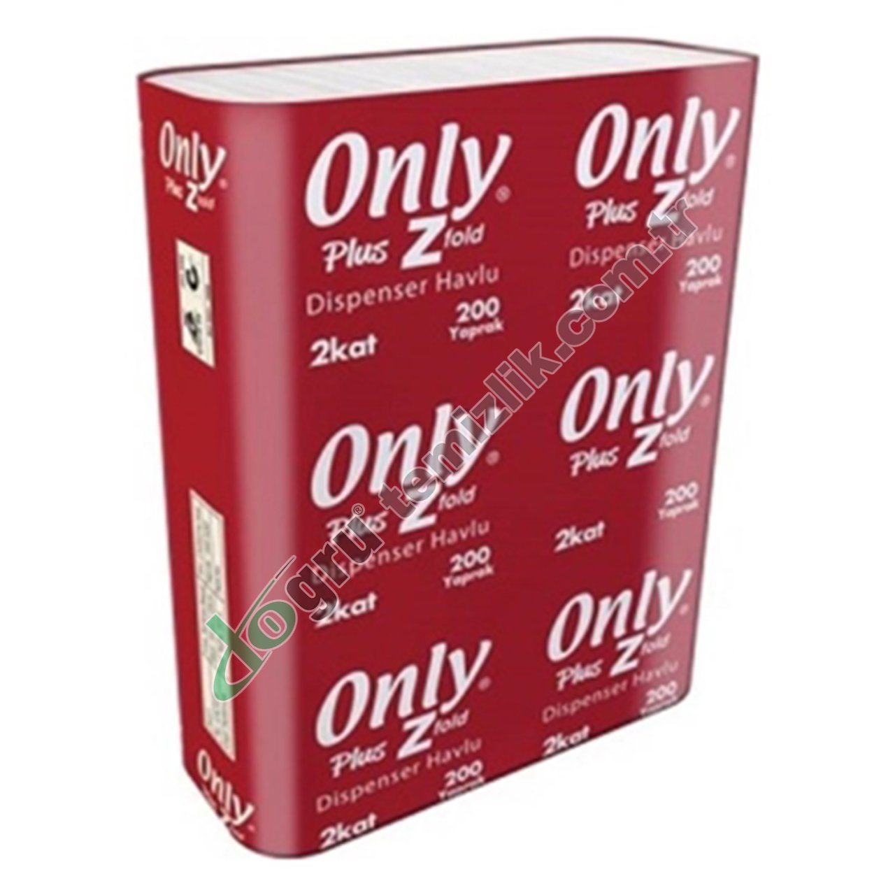 Only 200'lü Plus Dispenser Havlu 2 Katlı