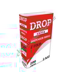 Drop 200'lü Extra Dispenser Havlu 2 Katlı